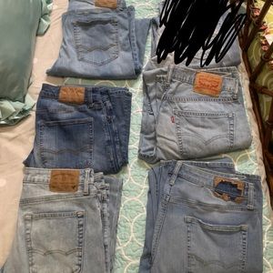 32x34 Men’s blue jeans bundle